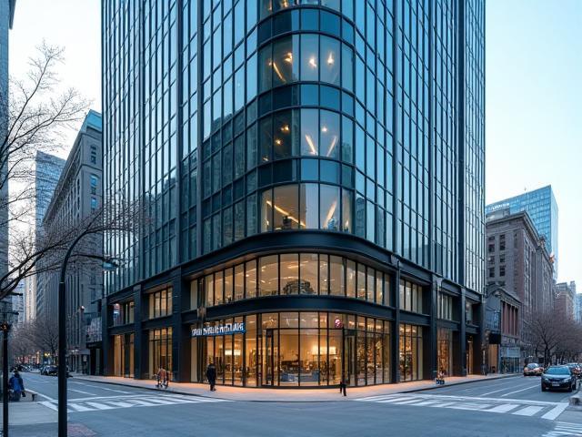 Office building exterior at 8725 Parkside Drive, Chicago